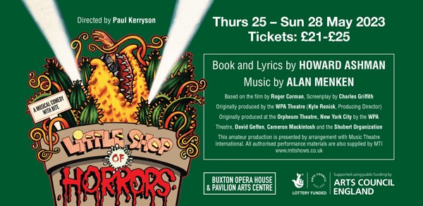 Don’t feed that plant at Buxton Opera House!