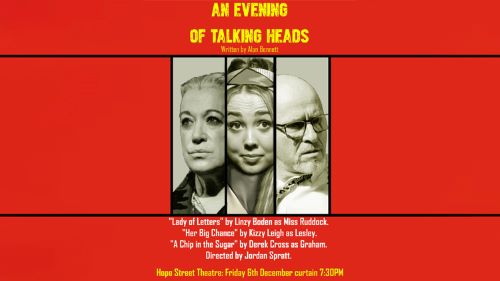 An Evening of Talking Heads – Hope Street Theatre